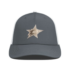 Dallas Stars Levelwear Signal Copper Insignia Trucker Adjustable Hat - Charcoal/White | NHL discount
