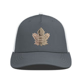 Toronto Maple Leafs Levelwear Signal Copper Insignia Trucker Adjustable Hat - Charcoal/White | NHL on sale