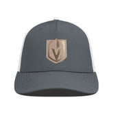 Vegas Golden Knights Levelwear Signal Copper Insignia Trucker Adjustable Hat - Charcoal/White | NHL Clearance