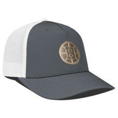 Boston Bruins Levelwear Signal Copper Insignia Trucker Adjustable Hat - Charcoal/White | NHL on sale