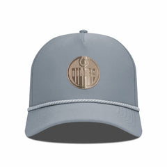 Edmonton Oilers Levelwear Gordon Copper Insignia Vented Adjustable Hat - Gray | NHL on sale