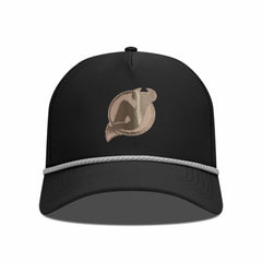 New Jersey Devils Levelwear Gordon Copper Insignia Vented Adjustable Hat - Black | NHL Lifestyle