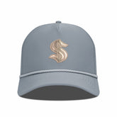 Seattle Kraken Levelwear Gordon Copper Insignia Vented Adjustable Hat - Gray | NHL online
