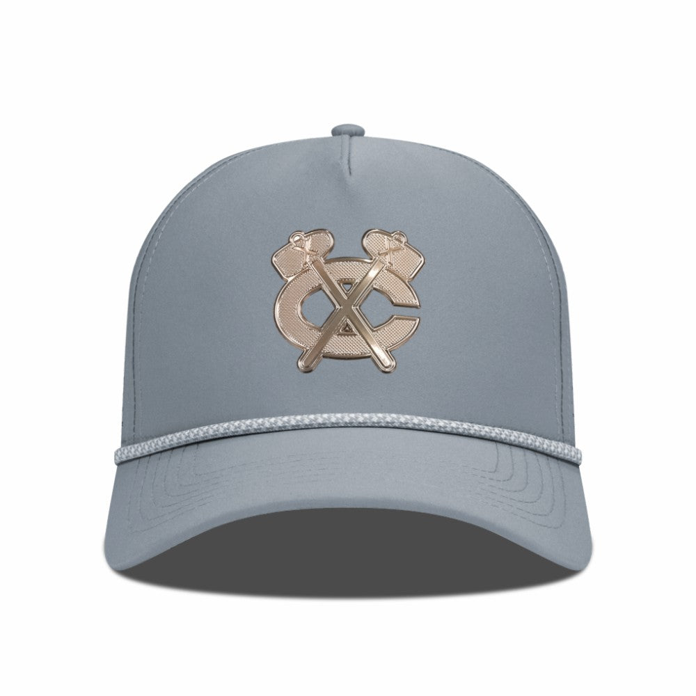 Chicago Blackhawks Levelwear Gordon Copper Insignia Vented Adjustable Hat - Gray | NHL sale