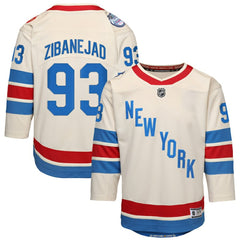 Mika Zibanejad New York Rangers Outerstuff Youth 2026 NHL Winter Classic Premier Jersey - White | NHL discount