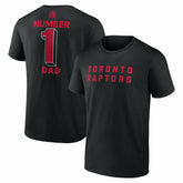 Toronto Raptors #1 Dad Jersey T-Shirt Black
