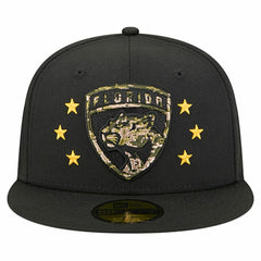 Florida Panthers New Era Military Appreciation Digital Camo Stars 59FIFTY Fitted Hat - Black | New Era online