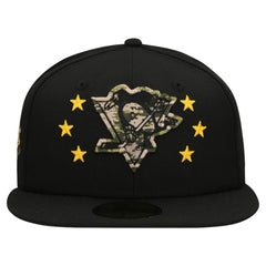 Pittsburgh Penguins New Era Military Appreciation Digital Camo Stars 59FIFTY Fitted Hat - Black | New Era online
