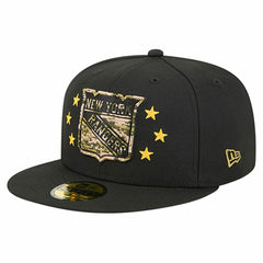 New York Rangers New Era Military Appreciation Digital Camo Stars 59FIFTY Fitted Hat - Black | New Era near me