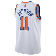 Nike Jalen Brunson New York Knicks Unisex Swingman Jersey Association Edition White