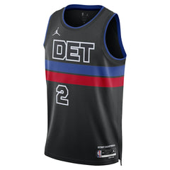 Nike Cade Cunningham Detroit Pistons Unisex Swingman Jersey Statement Editi- Black