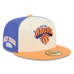 New Era New York Knicks 2025/26 City Edition Alternate 59FIFTY Fitted Hat Cream
