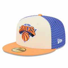 New Era New York Knicks 2025/26 City Edition Alternate 59FIFTY Fitted Hat Cream