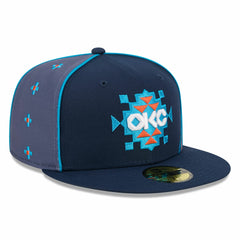 New Era Oklahoma City Thunder 2025/26 City Edition Alternate 59FIFTY Fitted Hat Navy