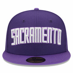 New Era Sacramento Kings 2025/26 City Edition Alternate 59FIFTY Fitted Hat Purple