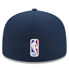 New Era Philadelphia 76ers 2025/26 City Edition Alternate 59FIFTY Fitted Hat Navy