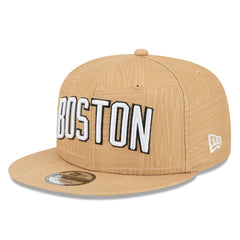New Era Boston Celtics 2025/26 City Edition Alternate 9FIFTY Snapback Hat Gold