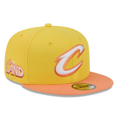 New Era Cleveland Cavaliers 2025/26 City Edition Alternate 9FIFTY Snapback Hat Gold