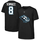 Nick Schmaltz Utah Mammoth Outerstuff Name & Number T-Shirt - Black | NHL Lifestyle