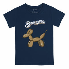Milwaukee Brewers Tiny Turnip Youth Balloon Dog T-Shirt for sale