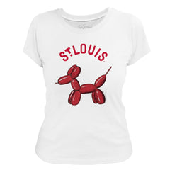 St. Louis Cardinals Tiny Turnip Women's Balloon Dog T-Shirt Outlet
