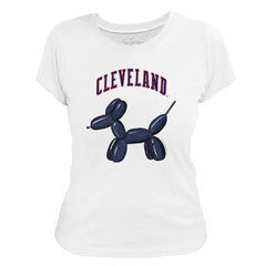 Cleveland Guardians Tiny Turnip Women's Balloon Dog T-Shirt Online