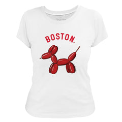 Boston Red Sox Tiny Turnip Women's Balloon Dog T-Shirt Outlet