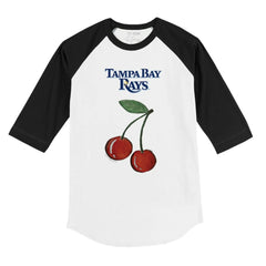 Tampa Bay Rays Tiny Turnip Youth Cherries 3/4-Sleeve Raglan Baseball T-Shirt Near Me