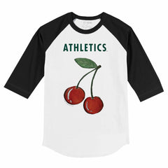 Athletics Tiny Turnip Youth Cherries 3/4-Sleeve Raglan Baseball T-Shirt Near Me