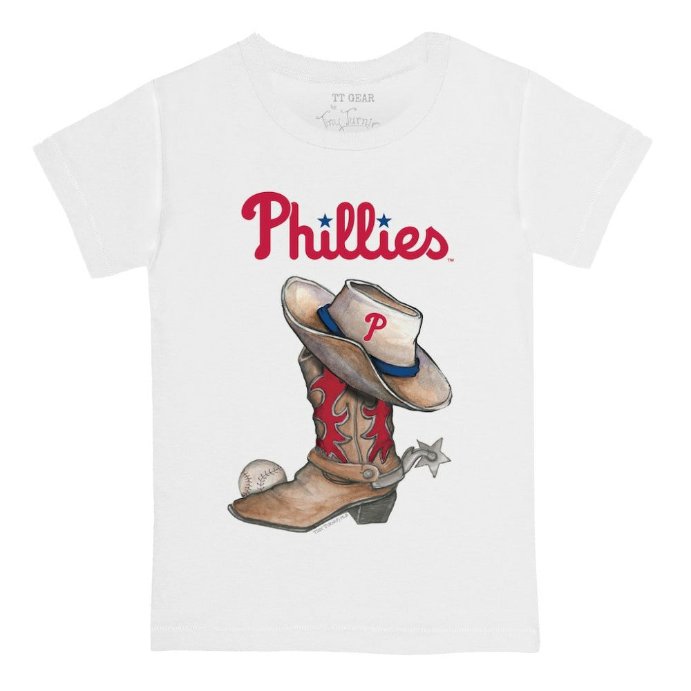 Philadelphia Phillies Tiny Turnip Youth Cowboy Boot T-Shirt Sale