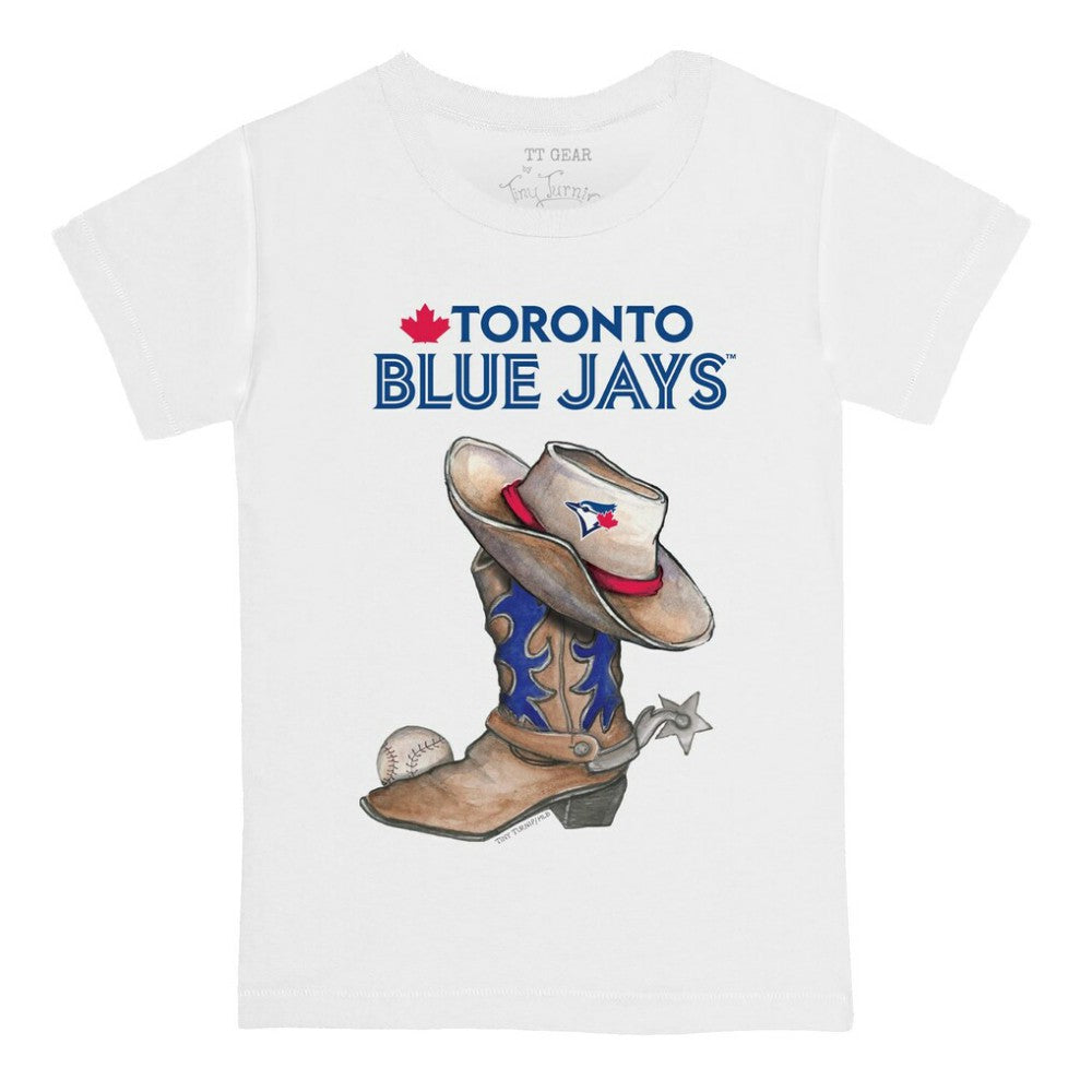 Toronto Blue Jays Tiny Turnip Youth Cowboy Boot T-Shirt for sale