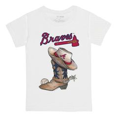 Atlanta Braves Tiny Turnip Youth Cowboy Boot T-Shirt Discount
