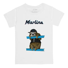 Miami Marlins Tiny Turnip Youth Sloth T-Shirt Outlet