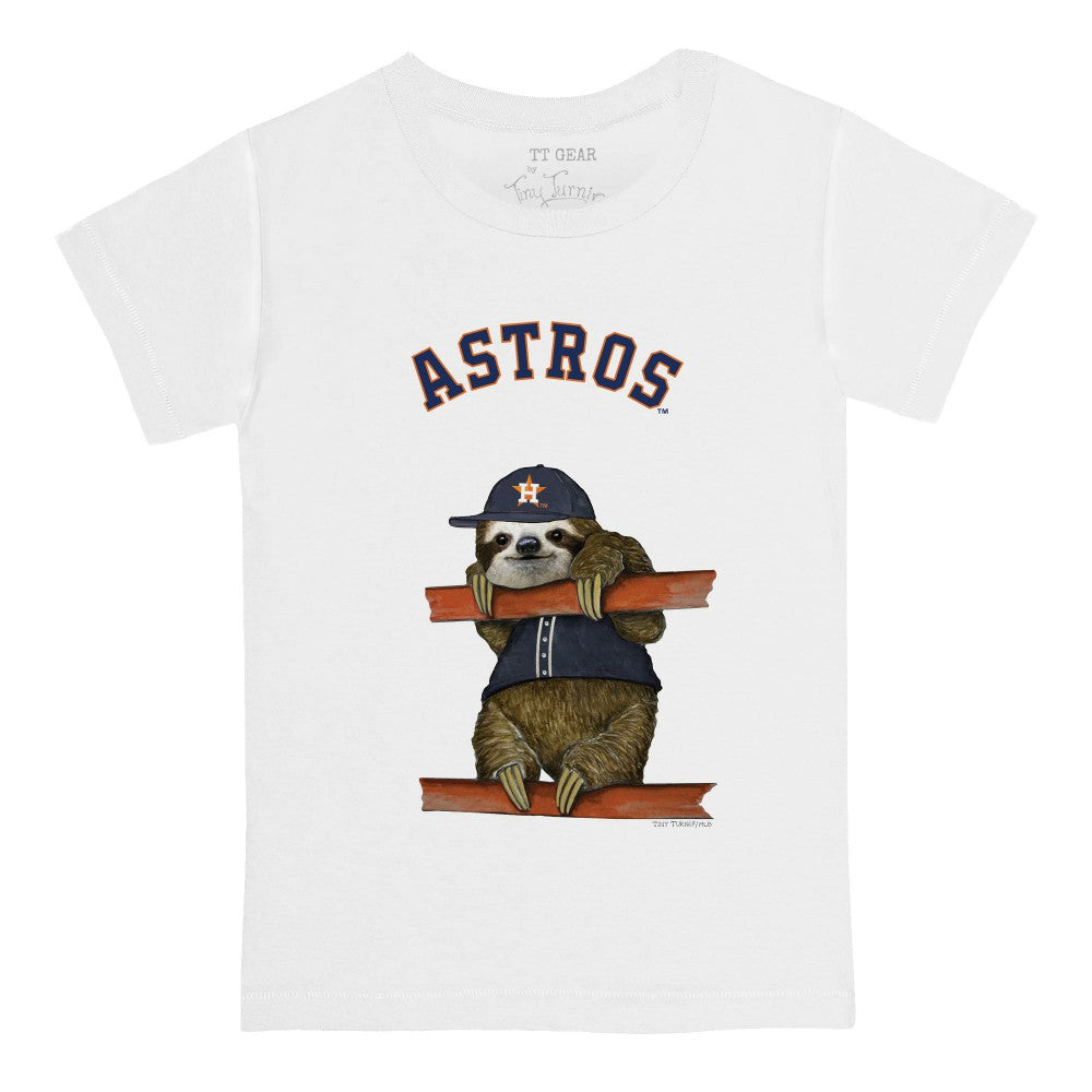 Houston Astros Tiny Turnip Youth Sloth T-Shirt for sale