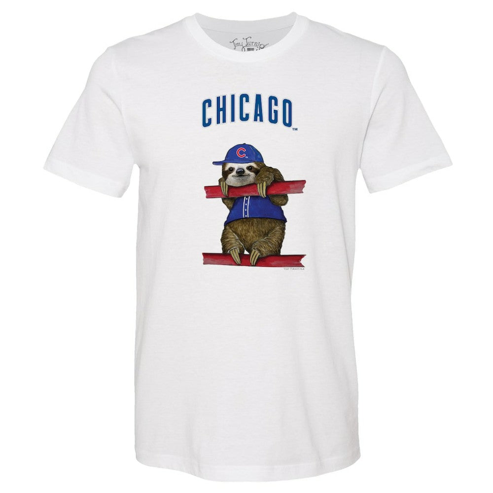 Chicago Cubs Tiny Turnip Unisex Sloth T-Shirt Near Me