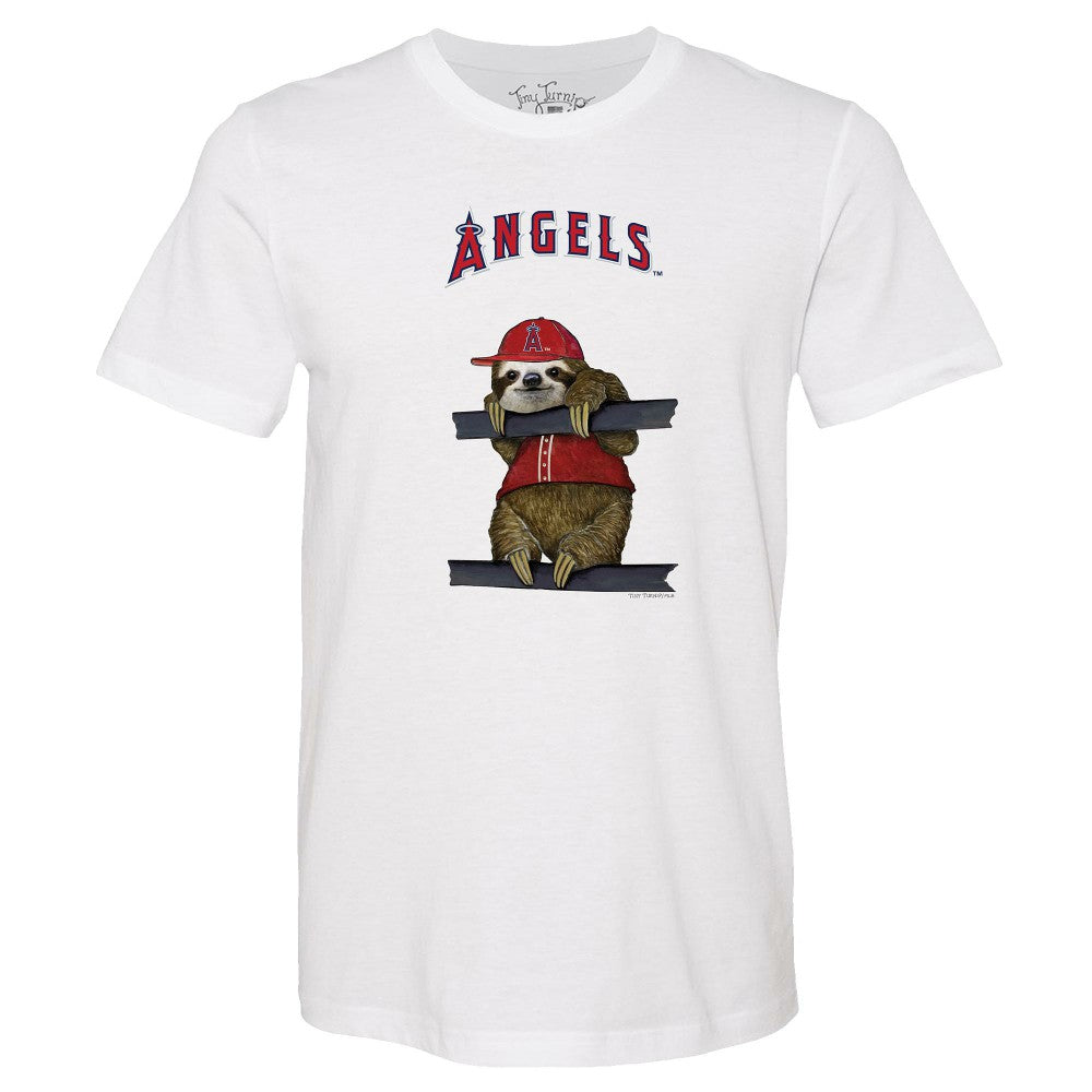 Los Angeles Angels Tiny Turnip Unisex Sloth T-Shirt for sale