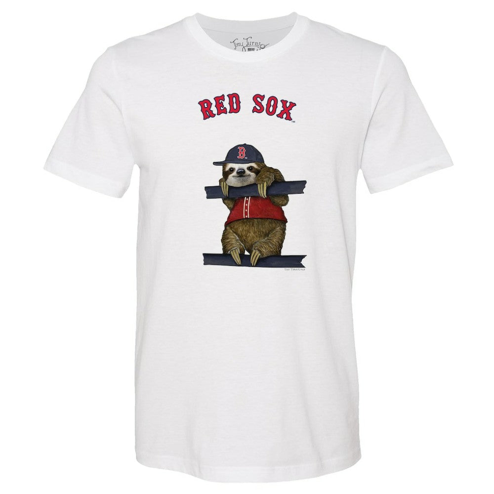 Boston Red Sox Tiny Turnip Unisex Sloth T-Shirt Outlet