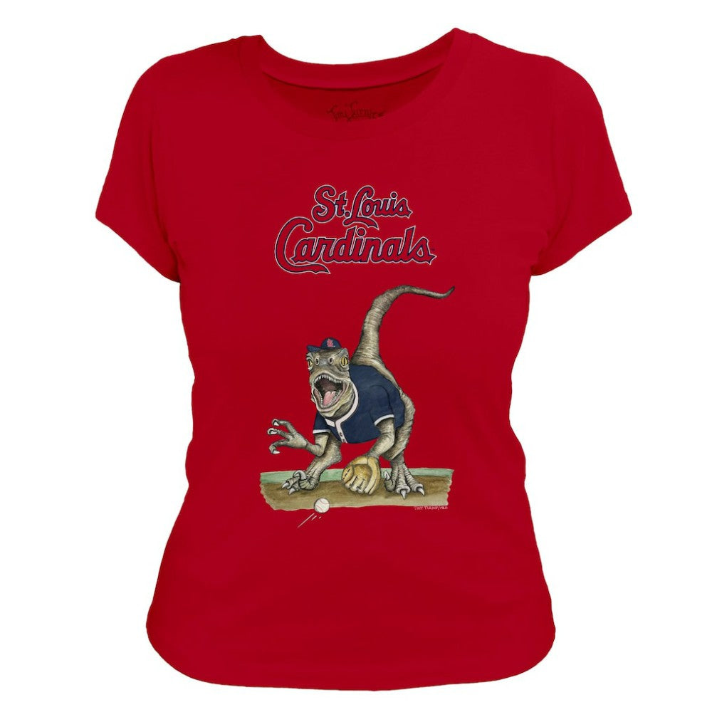 St. Louis Cardinals Tiny Turnip Women's Velociraptor T-Shirt Online