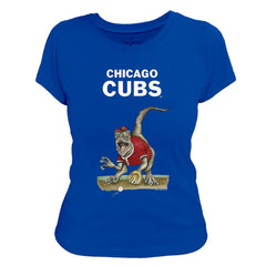 Chicago Cubs Tiny Turnip Women's Velociraptor T-Shirt Outlet