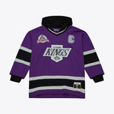 Los Angeles Kings Mitchell & Ness x Just Don Jersey Hoodie - Purple | NHL online