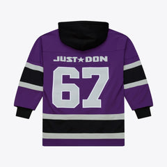 Los Angeles Kings Mitchell & Ness x Just Don Jersey Hoodie - Purple | NHL online