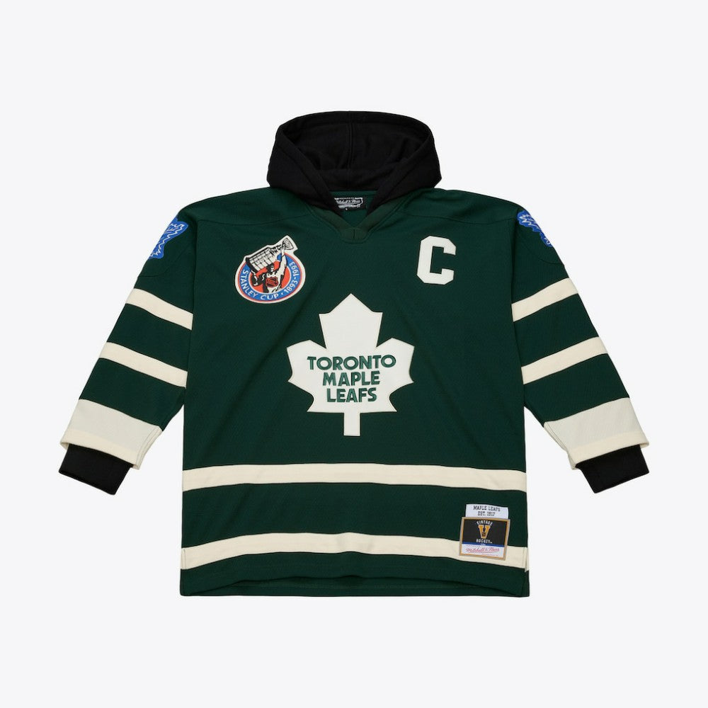 Toronto Maple Leafs Mitchell & Ness x Just Don Jersey Hoodie - Green | NHL online