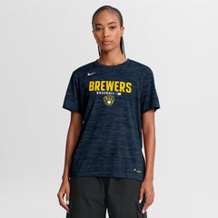 Milwaukee Brewers Nike Women's Authentic Collection Velocity Dri-FIT T-Shirt Online
