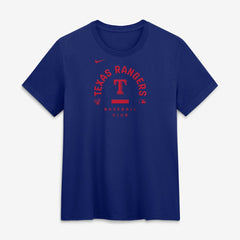 Texas Rangers Nike Women's Authentic Collection Early Work Tri-Blend Dri-FIT T-Shirt Online