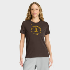 San Diego Padres Nike Women's Authentic Collection Early Work Tri-Blend Dri-FIT T-Shirt Discount