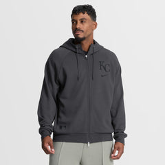 Kansas City Royals Nike Authentic Collection Player Raglan Dri-FIT Full-Zip Hoodie Discount
