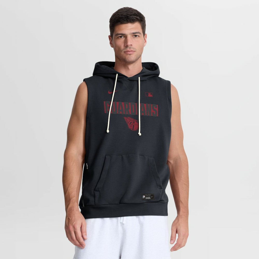 Cleveland Guardians Nike Authentic Collection Standard Issue Dri-FIT Sleeveless Hoodie Near Me