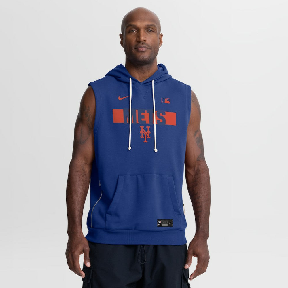New York Mets Nike Authentic Collection Standard Issue Dri-FIT Sleeveless Hoodie for sale