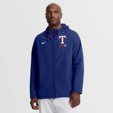 Texas Rangers Nike Authentic Collection Raglan Therma-FIT Full-Zip Hooded Jacket Near Me