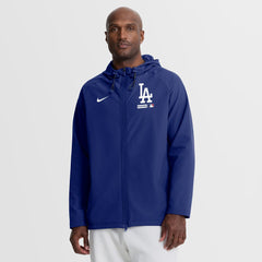 Los Angeles Dodgers Nike Authentic Collection Raglan Therma-FIT Full-Zip Hooded Jacket for sale